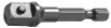 APEX TOOL GROUP EX-500-B-2 1/2" SQUARE SIZE HEX TO SQUARE EXTENSION