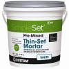 CUSTOM BUILDING PRODUCTS STTSW1-2 PREMIX TILE THINSET WHITE GAL 
