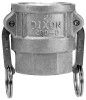 DIXON VALVE  COUPLING 600-D-AL CAM AND GROOVE,SS,COUPLERXFNPT,6"