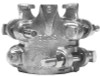 DIXON VALVE  COUPLING B45 STEAM HOSE CLAMP,IRON,5",6 BOLTS