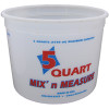 ENCORE PLASTICS 81166 PAINT MIX AND MEASURE CONT. 5 QT HDPE ENCORE PLASTICS 81166 PAINT MIX AND MEASURE CONT. 5 QT HDPE