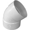 GENOVA PRODUCTS INC 40640 ELBOW 45DEG PVC HUB 4IN       