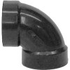 GENOVA PRODUCTS INC 80720 ABS ELBOW 90DEG VENT HUB 2IN  