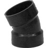 GENOVA PRODUCTS INC 80830 ABS-DWV ELBOW 22-1/2DEG 3IN   