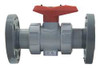 GEORG FISCHER 163546590 CPVC BALL VALVE TRUE UNION FLANGED 4 IN