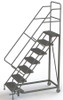 TRI-ARC UKDEC107242 ROLLING LADDER 7 STEPS SERRATED TREAD