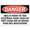 LYLE U1-1084-RD_14X10 DANGER SIGN 14X10 IN. ENGLISH