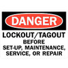 LYLE U1-1071-RD_14X10 DANGER SIGN 14X10 IN. ENGLISH