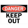 LYLE U1-1056-RD_14X10 DANGER SIGN 14X10 IN. ENGLISH