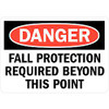 LYLE U1-1035-RD_10X7 DANGER SIGN 10X7 IN. ENGLISH