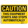 LYLE U1-1030-RA_10X7 CAUTION SIGN 10X7 IN. ENGLISH