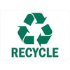 LYLE U1-1028-RD_14X10 RECYCLING SIGN 14X10 IN. ENGLISH