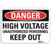 LYLE U1-1022-RA_10X7 DANGER SIGN 10X7 IN. ENGLISH