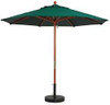 GROSFILLEX 98912031 UMBRELLA MARKET 9' HUNTER GRN