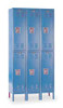 HALLOWELL U3288-2MB 6 DOOR, 2 TIER, PREMIUM WARDROBE LOCKERS