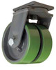 HAMILTON S-MDD-13-DT-4SL DUAL WHL SWVL CSTR 6000 LB 10 IN URETHNE