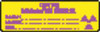 HARRIS INDUSTRIES LB541 LABEL 7/8 IN H 2-7/8 IN W PK500