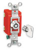 HUBBELL HBL1224RKL 120 TO 277 VAC, 20 AMP AT 125 VOLT, 23 A