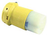 HUBBELL HBL23CM23 250V 20A NEMA L6-20R MARINE TWIST LOCK C