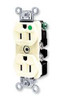 HUBBELL HBL8200ILI RECEPTACLE 15A 125V 5-15R 2P 3W 1PH