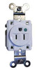 HUBBELL HBL8210W 125V 15A NEMA 5-15R HOSPITAL GRADE WHITE