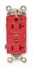 HUBBELL HBL8300ILR RECEPTACLE 20A 125V 5-20R 2P 3W
