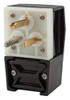 HUBBELL HBL9309 125 VAC, 30 AMP, 5-30P NEMA, ANGLED, SEL