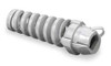 HUBBELL HS1002G CORD CONNECTOR 1/2 IN GRAY