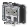 HUBBELL PR4X205EB 1 PORT, 3 POWER RECEPTACLE, ETHERNET, CL