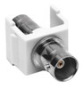 HUBBELL SFBW COUPLER BNC CONNECTOR PASS THRU F/F WHT