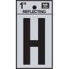HY-KO PRODUCTS RV-15/H 1" REFLECTIVE VINYL LETTER H  