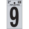 HY-KO PRODUCTS RV-25/9 2IN REFLECTIVE NUMBER 9       