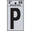 HY-KO PRODUCTS RV-25/P 2IN REFLECTIVE LETTER P       