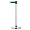 TENSABARRIER TCLU-1P-MAX-NO-G6X-C BARRIER POST WITH BELT METAL 13 FT L