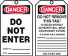 ACCUFORM SIGNS TAR140 DANGER TAG BY THE ROLL 6-1/4 X 3 PK 250