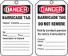 ACCUFORM SIGNS TAB104PTP DANGER TAG 5-3/4 X 3-1/4 PK25
