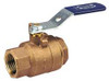 NIBCO T58570NS 1/2 BRONZE BALL VALVE INLINE FNPT 1/2 IN