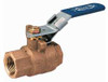 NIBCO T58570LL 1 BRONZE BALL VALVE INLINE FNPT 1 IN