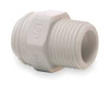 JOHN GUEST PP010822W-PK10 MALE CONNECTOR TUBE OD 1/4 IN POLY PK 10