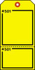 ELECTROMARK T399YL BLANK TAG 5-3/4 X 2-7/8 IN YEL PK100