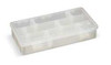 FLAMBEAU INC. T300 ADJ COMPRT BX SNAP-SHUT CLR 1 1/2 IN