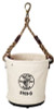 KLEIN TOOLS 5171PS HEAVY-DUTY TAPERED WALL BUCKET 4 POCKETS