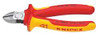 KNIPEX 70 08 160 SBA INSULATED DIAGONAL CUTTERS 7-1/4 IN L