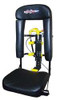 LAB SAFETY SUPPLY 6GMR2 SEAT BLACK/GRAY FABRIC