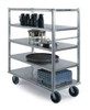 LAKESIDE 4567 BANQUET CART ALUMINUM 5 SHELVES 64X27