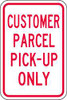 LYLE PA-008-12HA PARKING SIGN 18 X 12IN R/WHT TEXT