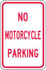 LYLE NP-008-12HA PARKING SIGN 18 X 12IN R/WHT TEXT