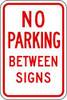 LYLE LR7-14-12HA PARKING SIGN 18 X 12IN R/WHT TEXT
