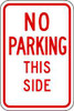 LYLE LR7-35-12HA PARKING SIGN 18 X 12IN R/WHT TEXT