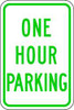 LYLE LR7-42-12HA PARKING SIGN 18 X 12IN GRN/WHT TEXT